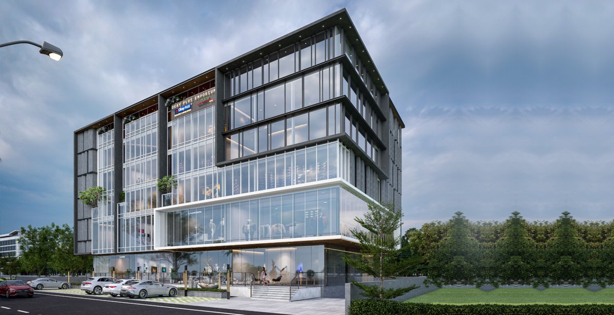 Okay Plus Emporium — architectural render