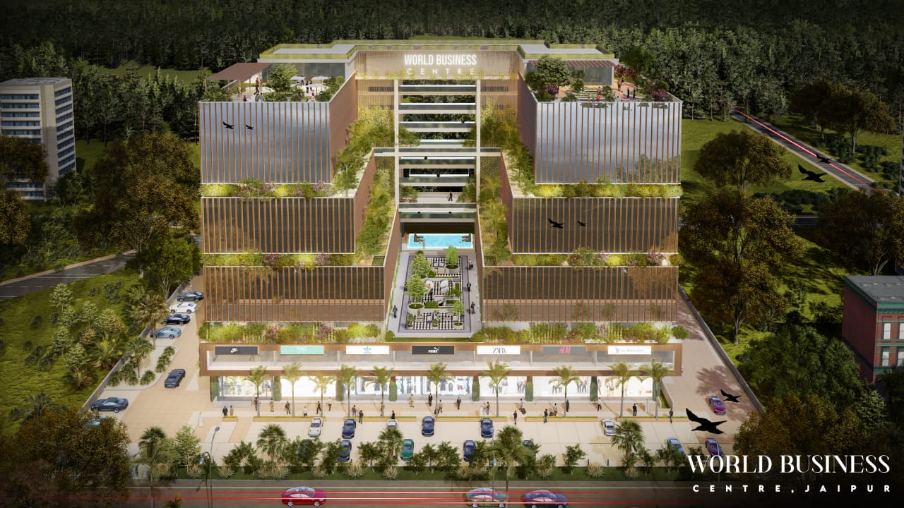 Ridhiraj World Business Center — architectural render